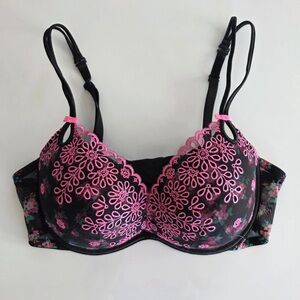 VICTORIA'S SECRET Sexy Little Things Floral Embroidery Convertible Push Up Bra …
